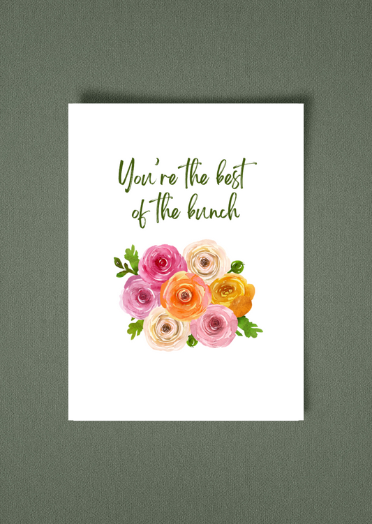 Best of The Bunch Greeting Card