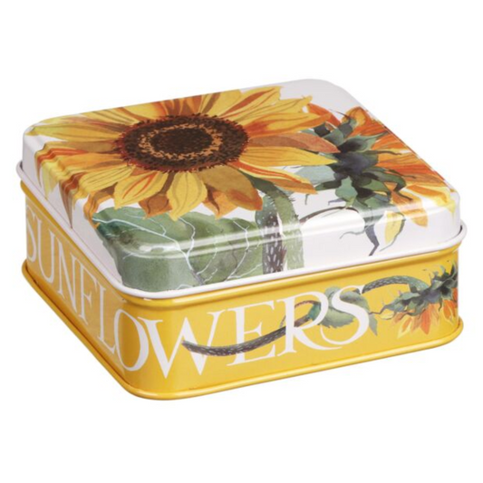 Emma Bridgewater Flowers Sunflowers Small Square Pocket Tin