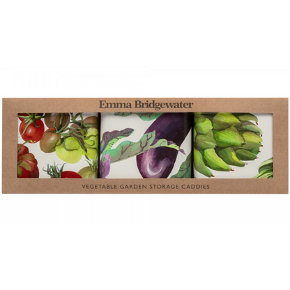 Emma Bridgewater Vegetable Garden Set of 3 Square Tins