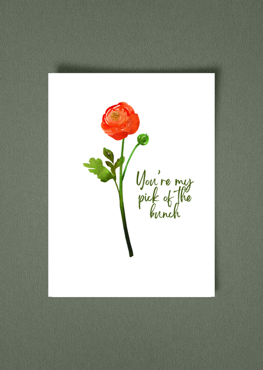 Pick of The Bunch Greeting Card